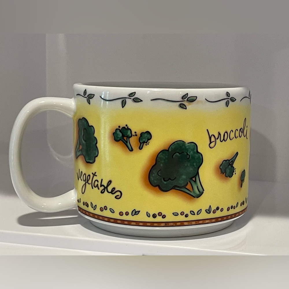 Jocha by MSC “Brocolis” “Vegetables” “Legumes” Stackable Soup Mug